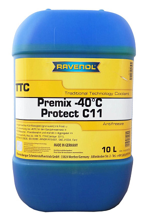 Антифриз готовый жёлтый RAVENOL TTC - Protect C11 Premix -40ºC фото 1 Антифриз готовый жёлтый RAVENOL TTC - Protect C11 Premix -40ºC preview 1