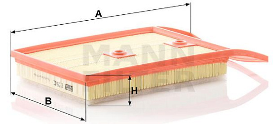 Воздушный фильтр MANN C35011 preview 2