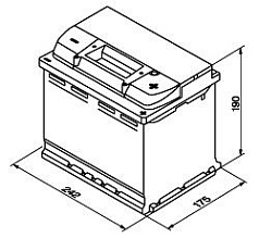 Аккумулятор BOSCH 0092S50050