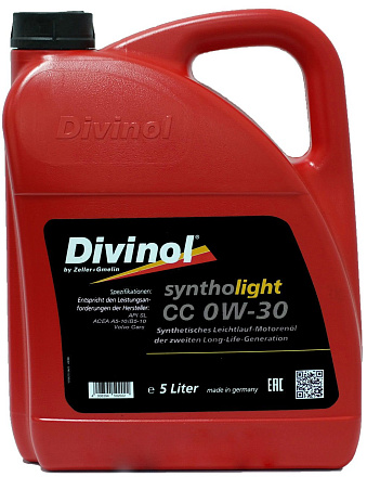 DIVINOL Syntholight CC 0W-30 фото 2 DIVINOL Syntholight CC 0W-30 preview 2