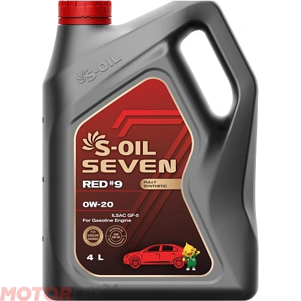 S-OIL 7 RED #9 SN PLUS 0W-20 фото 1 S-OIL 7 RED #9 SN PLUS 0W-20 preview 1