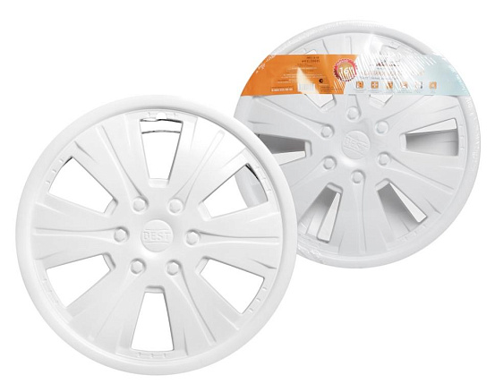 Колпаки колесные AIRLINE 16 дюймов "Бест", белые preview 1