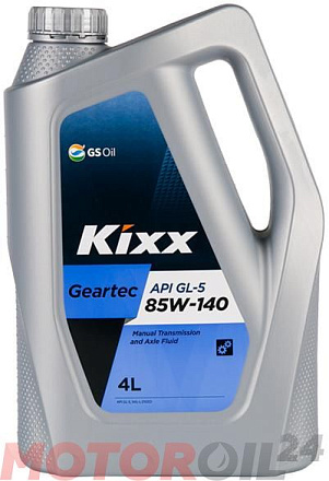 Трансмиссионное масло KIXX Geartec 85W-140 фото 1 Трансмиссионное масло KIXX Geartec 85W-140 preview 1