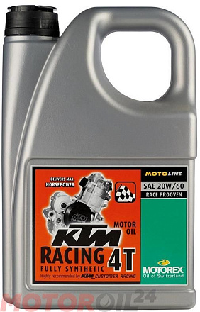 MOTOREX KTM Racing 4T 20W-60 preview 1