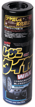 Полироль универсальный SOFT-99 Leather & Tire Wax  preview 1