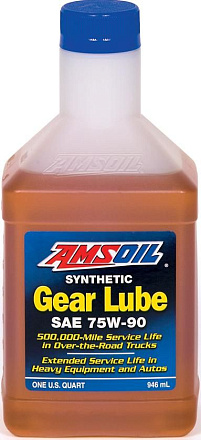 Трансмиссионное масло AMSOIL Synthetic Long Life Gear Lube 75W-90 фото 1 Трансмиссионное масло AMSOIL Synthetic Long Life Gear Lube 75W-90 preview 1
