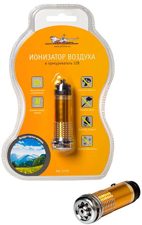 Ионизатор воздуха AIRLINE в прикуриватель 12В фото 1 Ионизатор воздуха AIRLINE в прикуриватель 12В preview 1