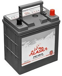 Аккумулятор ALASKA CMF 40 L 42B19 silver+