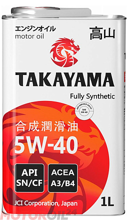TAKAYAMA 5W-40 API SN/CF A3/B4 preview 1