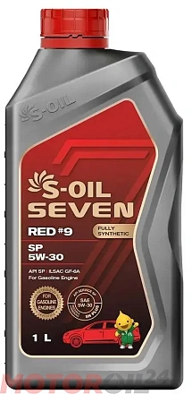 S-OIL 7 RED #9 SP 5W-30 фото 1 S-OIL 7 RED #9 SP 5W-30 preview 1