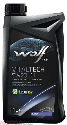 WOLF VitalTech 5W-20 D1 фото 1 WOLF VitalTech 5W-20 D1 preview 1