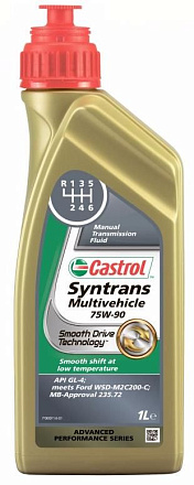Трансмиссионное масло CASTROL Syntrans Multivehicle 75W-90 фото 1 Трансмиссионное масло CASTROL Syntrans Multivehicle 75W-90 preview 1