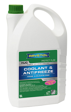 Антифриз концентрат зеленый RAVENOL HJC Hybrid Japanese Coolant Concentrate фото 1 Антифриз концентрат зеленый RAVENOL HJC Hybrid Japanese Coolant Concentrate preview 1
