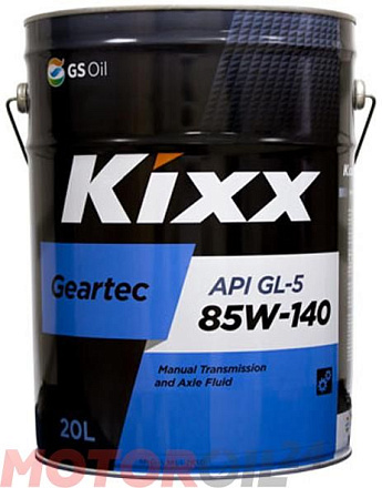 Трансмиссионное масло KIXX Geartec 85W-140 фото 1 Трансмиссионное масло KIXX Geartec 85W-140 preview 1