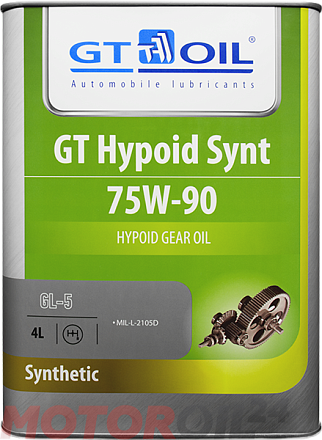 Трансмиссионное масло GT-OIL GT Hypoid Synt 75W-90 GL-5 preview 1