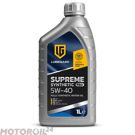 LUBRIGARD Supreme Synthetic PRO 5W-40 фото 1 LUBRIGARD Supreme Synthetic PRO 5W-40 preview 1