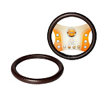 Оплетка из искусственной кожи с тиснением AIRLINE, коричневый, 42 см/XL