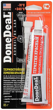Герметик-формирователь прокладок термостойкий силиконовый DONE DEAL RTV preview 1