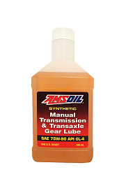 Трансмиссионное масло AMSOIL Synthetic Manual Transmission & Transaxle Gear Lube 75W-90