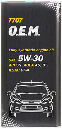 MANNOL 7707 O.E.M. для Ford и Volvo 5W-30 фото 1 MANNOL 7707 O.E.M. для Ford и Volvo 5W-30 preview 1