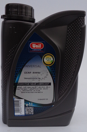 Трансмиссионное масло UNIL Universal Gear 80W-90 фото 1 Трансмиссионное масло UNIL Universal Gear 80W-90 preview 1
