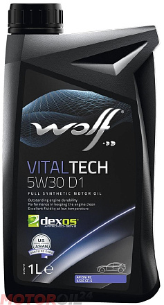 WOLF VitalTech 5W-30 D1 фото 1 WOLF VitalTech 5W-30 D1 preview 1