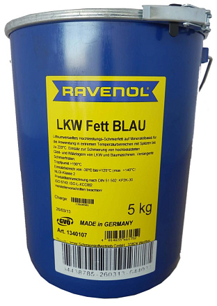 Смазка RAVENOL LKW Fett Blau preview 1