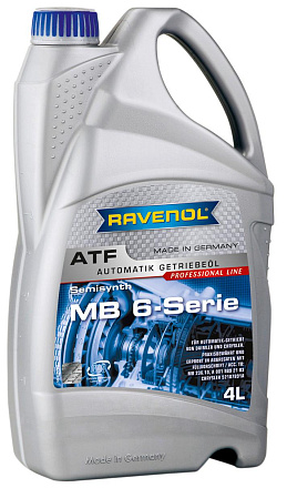 Трансмиссионное масло RAVENOL ATF MB 6-Serie фото 1 Трансмиссионное масло RAVENOL ATF MB 6-Serie preview 1