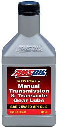 Трансмиссионное масло AMSOIL Synthetic Manual Transmission & Transaxle Gear Lube 75W-90