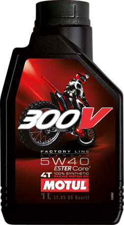 MOTUL 300V 4T Factory Line Off Road 5W-40 preview 1