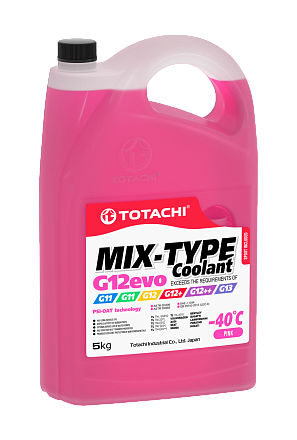 Антифриз TOTACHI MIX-TYPE COOLANT G12evo PINK -40C preview 1