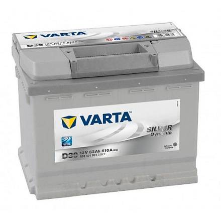Аккумулятор VARTA Silver Dynamic 563401 D39 фото 2 Аккумулятор VARTA Silver Dynamic 563401 D39 preview 2