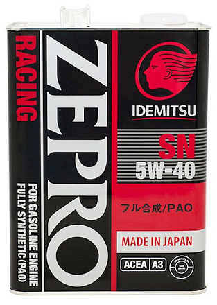 IDEMITSU Zepro Racing 5W-40 preview 2