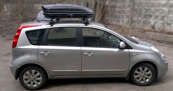 Автомобильный бокс MENABO Mania 320 (138х79х37) 320 L (Черный глянец) preview 4