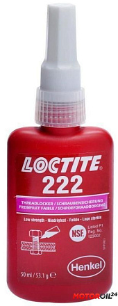 Фиксатор резьбы низкой прочности LOCTITE 222 preview 1