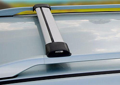 Багажник на рейлинги FICOPRO R-54 S (серебристый)