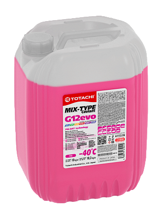 Антифриз TOTACHI MIX-TYPE COOLANT G12evo PINK -40C preview 1