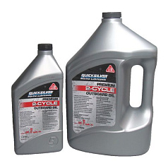QUICKSILVER Premium 2-Cycle Outboard Oil TC-W3