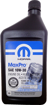MOPAR MaxPro 10W-30 preview 2