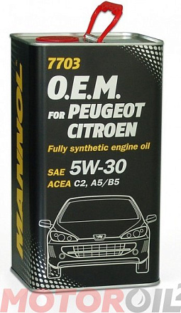 MANNOL 7703 O.E.M. for Peugeot Citroen 5W-30 фото 1 MANNOL 7703 O.E.M. for Peugeot Citroen 5W-30 preview 1