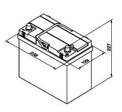 Аккумулятор BOSCH 0092S40210
