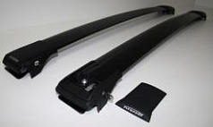 Багажник на рейлинги FICOPRO R-42 B (черный)