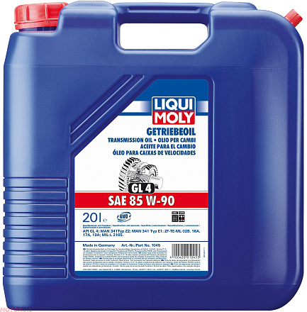 Трансмиссионное масло LIQUI MOLY Getriebeoil 85W-90 фото 1 Трансмиссионное масло LIQUI MOLY Getriebeoil 85W-90 preview 1