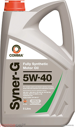 COMMA Syner-G 5W-40 preview 1