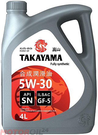 TAKAYAMA 5W-30 API SN ILSAC GF-5 preview 1