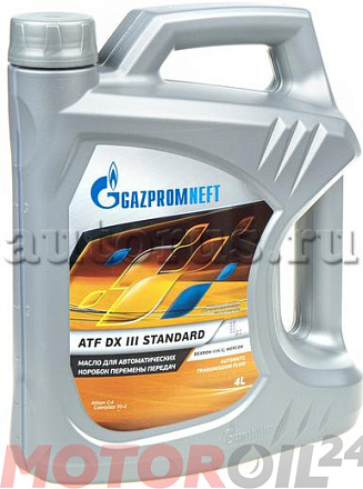 Трансмиссионное масло GAZPROMNEFT ATF DX III Standart preview 1