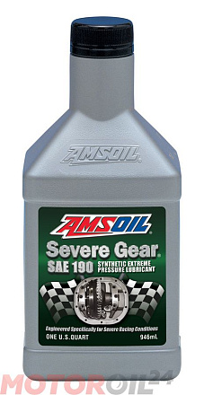 Трансмиссионное масло AMSOIL Severe Gear SAE 190 Synthetic Gear Lube preview 1