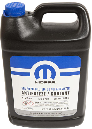 Антифриз готовый красный MOPAR Prediluted antifreeze/Cooolant 5-year preview 1
