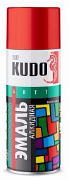 Эмаль универсальная белая матовая KUDO