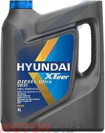 HYUNDAI XTeer Diesel Ultra 5W-30 фото 1 HYUNDAI XTeer Diesel Ultra 5W-30 preview 1